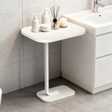 White Oval Shaped Side End