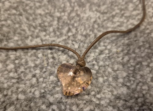 Swarovski crystal heart - crystal,