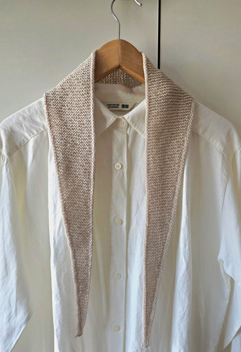Hand knitted sophie scarf - hand-knitted,