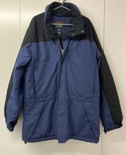 LL Bean Raincoat Jacket Blue /