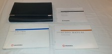 VAUXHALL VECTRA B OWNERS MANUAL / USER HANDBOOK WALLET, 1999-2001, +AUDIO GUIDE,
