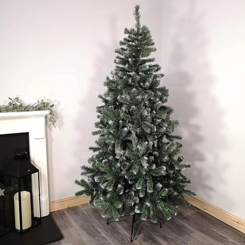 Frosted artificial christmas - artificial,