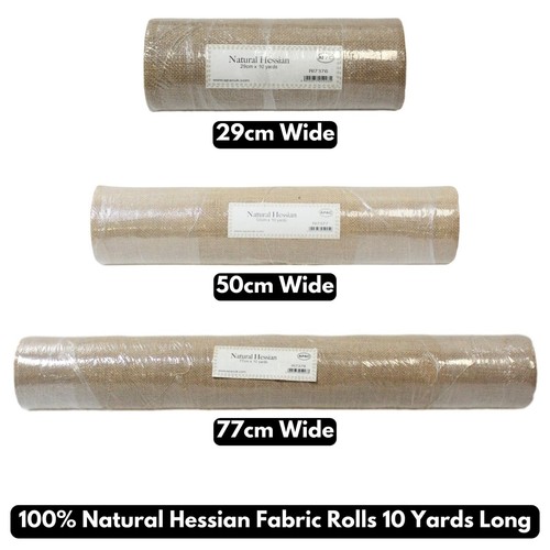 New 100 natural hessian - 100%,