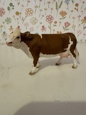 Schleich Brown and White Simmental Cow