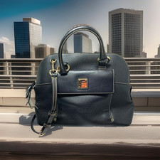 Dooney & Bourke Black Pebbled