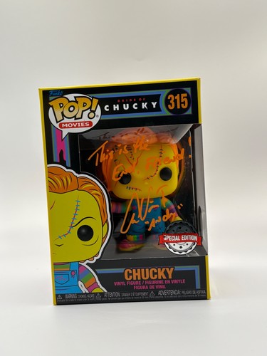 Signed chucky 315 blacklight - signed, (blacklight