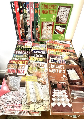 Vintage crochet monthly - "crochet, &