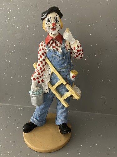 Vintage resin clown - , clown,