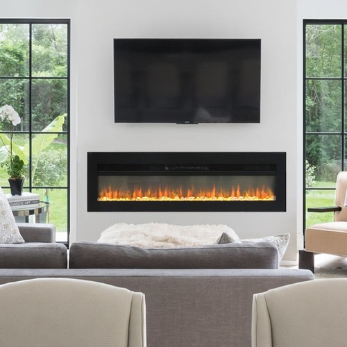 Electric fire recessed - 70,