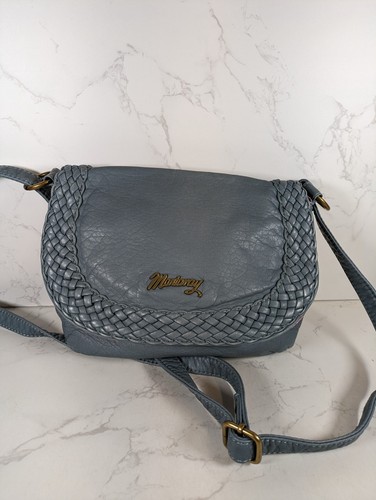 Mantaray handbag blue grey - handbag, blue/grey