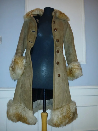 Vintage real sheepskin - real,