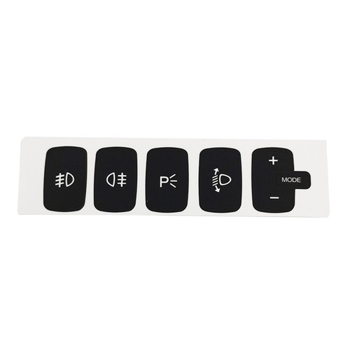 Vinyl fog light switch decal - vinyl,