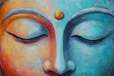 Canvas Art Abstract Blue