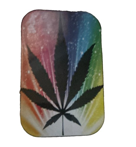 Modern metal tobacco tin - metal,