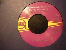 temptations loneliness made me...usa gordy  1967  soul 45