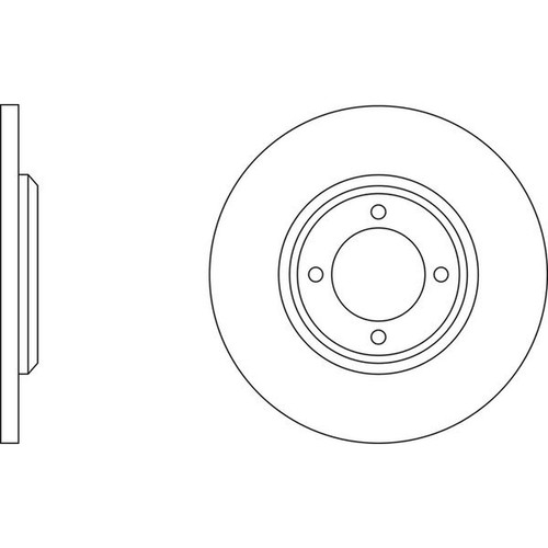 Apec blue brake disc front - apec,
