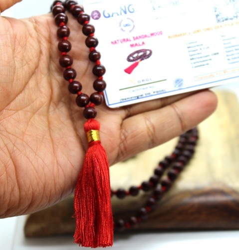 Certified rare red sandalwood - red,