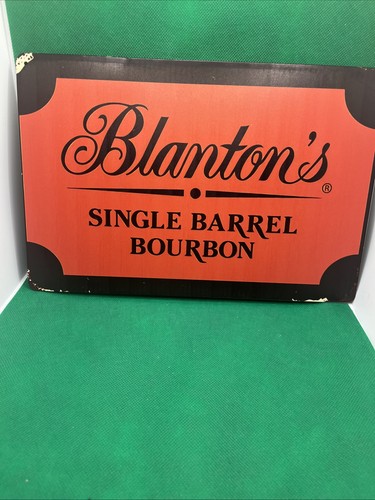 Blantons bourbon whiskey metal - bourbon,