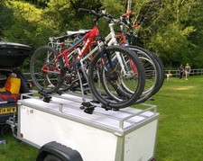 Belgian Hard Top Camping Trailer with Lockable Lid, includes Thule Roof Rack