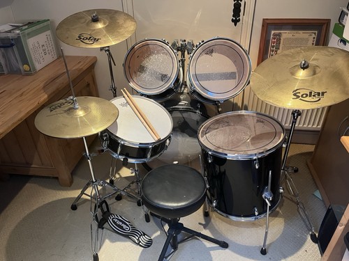 Gretsch blackhawk drum kit - -,