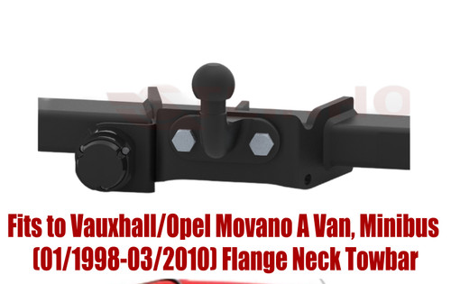 Flange neck tow bar for - neck,