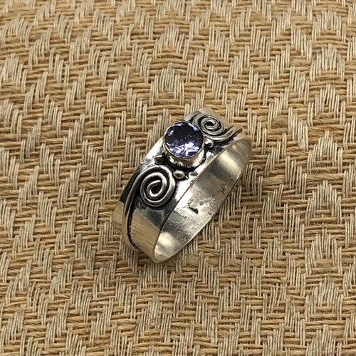 Natural iolite gemstone silver - gemstone,