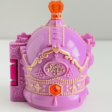 Vintage Polly Pocket - Crown Palace Castle Compact - Bluebird 1990s (No Figures)