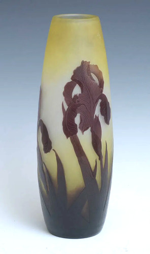 Authentic galle cameo - galle, glass
