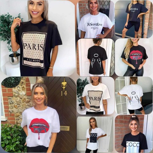 Womens short sleeve paris - womens,