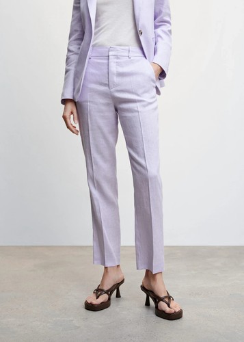Mango womens linen suit - mango,