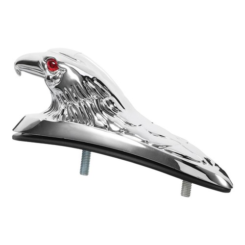 Silver motorcycle eagle head - motorcycle,
