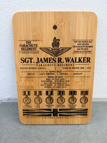 Personalised military veteran - personalised,