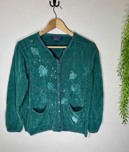 Vintage akal green chenille - vintage,