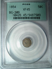 1854 50 CENT HISTORIC