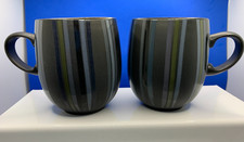 2 x  SUPERB DENBY JET STRIPE