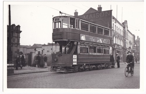 Vintage london transport tram - vintage,