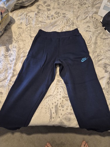 Navy blue nike joggers - size, s