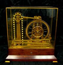 Vintage French Style Mystery 8 Day Water Wheel Rolling Ball Industrial Clock