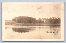 K10/ Wolf Lake Michigan RPPC