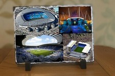 Football stadiums Printed onto