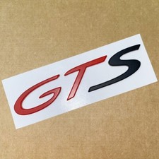 GTS Racing Badge Red Black Car