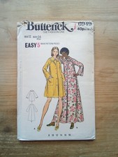 6949 House Coat Robe Dressing Gown Sz 12 Uncut Vintage Butterick Sewing Pattern