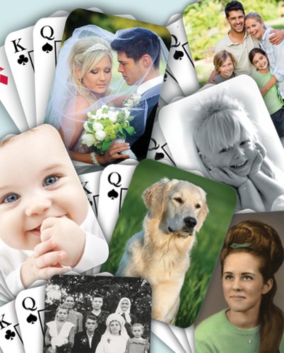 Personalised playing cards - personalised,