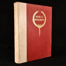 1921 Musical Instruments Hipkins Colour Plates Original Binding