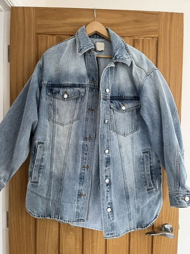 Blue oversized slouchy - h&m,