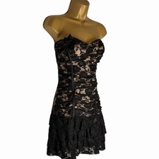 Vintage Bay nude black lace