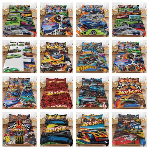Hot wheels bedding set - 3d,