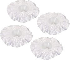 Pcs white satin bouquet - satin,