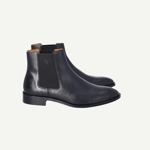 Reiss mens black leather - reiss, ankle