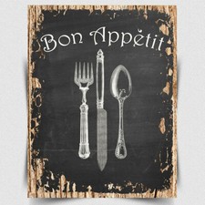 Bon Appetit METAL SIGN WALL